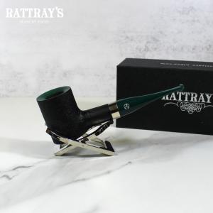Rattrays Samhain Sandblast 34 Green Fishtail 9mm Pipe (RA1161)