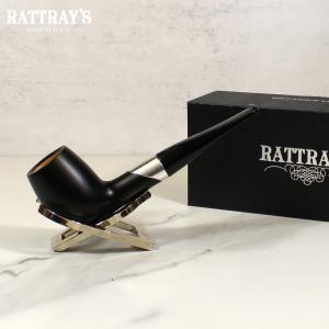 Rattrays Emblem Black 157 Smooth Straight 9mm Filter Fishtail Pipe (RA1188)