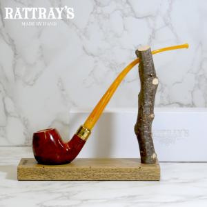 Rattrays The Bagpiper Terracotta Yellow 9mm Fishtail Pipe (RA1258)