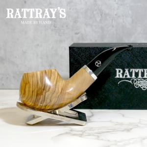 Rattrays Butchers Boy 23 Olive Smooth 9mm Filter Fishtail Pipe (RA1291)