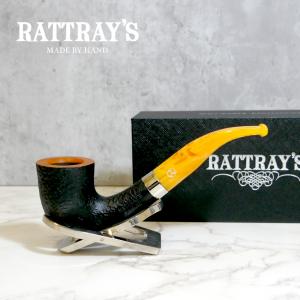 Rattrays Samhain Sandblast 48 Yellow Fishtail 9mm Pipe (RA1300)