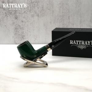 Rattrays Lowland 37 Green Smooth 9mm Filter Fishtail Pipe (RA1312)