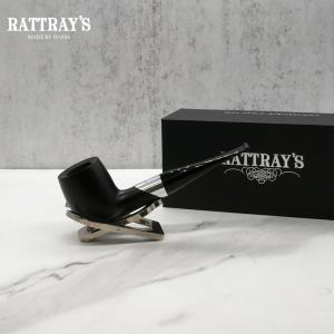 Rattrays Emblem Black 158 Smooth Straight 9mm Filter Fishtail Pipe (RA1357)