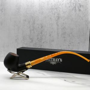 Rattrays The Bagpiper Black Yellow 9mm Fishtail Pipe (RA1364)