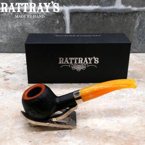 Rattrays Samhain Sandblast 46 Yellow Fishtail 9mm Pipe (RA1397)