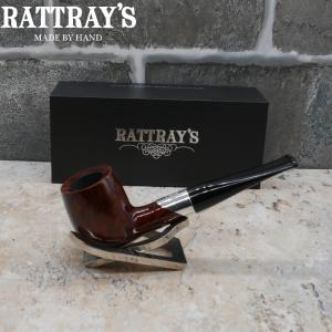 Rattrays Emblem Brown 158 Smooth Straight 9mm Filter Fishtail Pipe (RA1424)