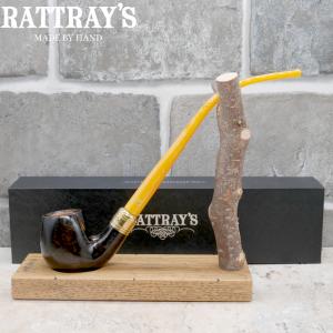 Rattrays The Bagpiper Grey Yellow 9mm Fishtail Pipe (RA1433)