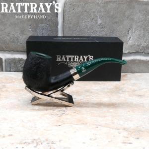 Rattrays Samhain Sandblast 69 Green Fishtail 9mm Pipe (RA1455)