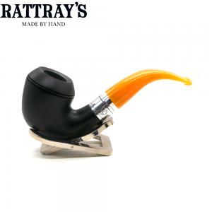 Rattrays Monarch 15 Black Bent 9mm Filter Fishtail Pipe (RA1578)