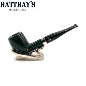 Rattrays Lowland 37 Green Smooth 9mm Filter Fishtail Pipe (RA1579)