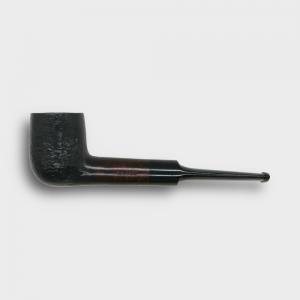 Real Briar Sandblast Straight 9mm Filter Fishtail Pipe (RB004)