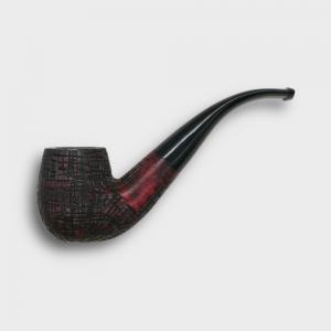 Real Briar Rustic Bent Metal Filter Fishtail Pipe (RB008)