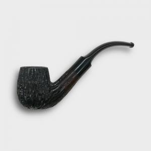 Real Briar Rustic Bent 9mm Filter Fishtail Pipe (RB010)