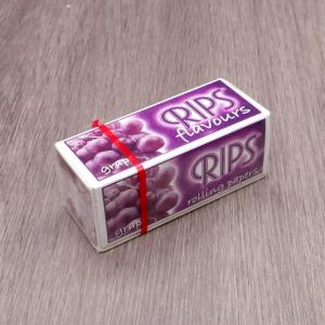 Rips Grape Slim Width Rolling Papers 1 pack