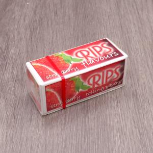 Rips Strawberry Slim Width Rolling Papers 1 pack