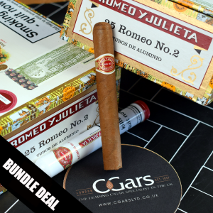 Romeo y Julieta No. 2 Tubed Cigar - 2 x Box of 25 (50) Bundle Deal