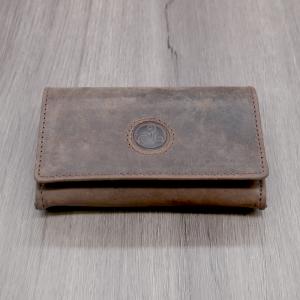 Rattrays Peat TP2 Small Box Leather Tobacco Pouch