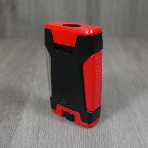 Colibri Rebel - Double Jet Flame Lighter - Red