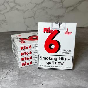 Villiger Rio 6 Cigar - 5 Packs of 5 (25 cigars)
