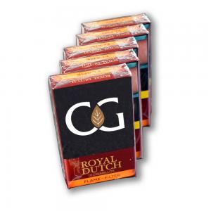 Ritmeester Royal Dutch Flame Filter (Formerly Sunshine) Cigarillos - 5 Packs of 10 (50) Bundle Deal