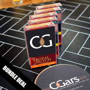 Ritmeester Royal Dutch Flame Filter (Formerly Sunshine) Cigarillos - 5 Packs of 10 (50) Bundle Deal