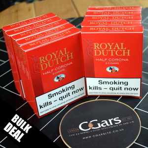 Ritmeester Royal Dutch Half Corona Cigar - 10 Packs of 5 (50 Cigars) Bundle Deal