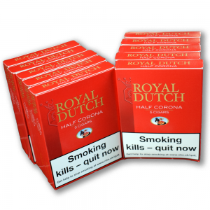 Ritmeester Royal Dutch Half Corona Cigar - 10 Packs of 5 (50) Bundle Deal