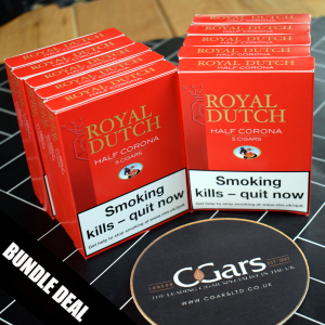 Ritmeester Royal Dutch Half Corona Cigar - 10 Packs of 5 (50) Bundle Deal
