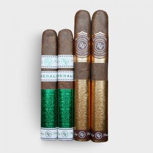ST PATRICKS DAY - Green and Gold Rocky Patel Sampler - 4 Cigars