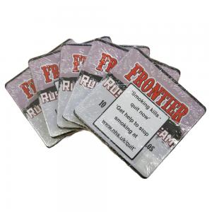 Frontier Cheroot Silver (Formerly Russian Cream) Cigarillos - 5 Tins of 10 (50)