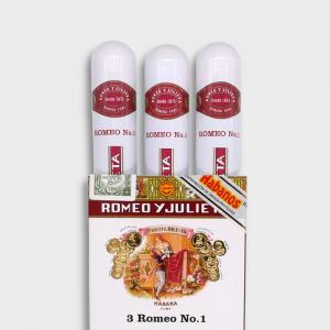 Romeo y Julieta No. 1 Tubed Cigar - Pack of 3
