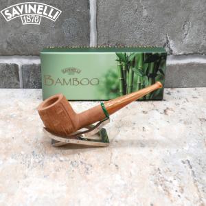 Savinelli Bamboo 106 Rusticated 6mm Fishtail Pipe (SAV689)
