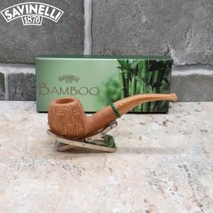 Savinelli Bamboo 626 Rusticated 6mm Fishtail Pipe (SAV690)