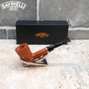 Savinelli Otello 409 Smooth Straight Dublin 6mm Fishtail Pipe (SAV848)