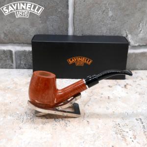 Savinelli Otello 670 Smooth Full Bent Billiard 6mm Fishtail Pipe (SAV80)