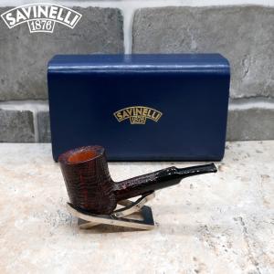 Savinelli 311 Punto Oro Gold Sandblast 9mm Fishtail Pipe (SAV934)