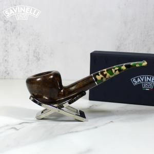 Savinelli Camouflage Smooth 316 Dark Brown 6mm Fishtail Pipe (SAV1072)