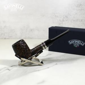 Savinelli Desigual Rustic 127 Straight 6mm Filter Fishtail Pipe (SAV1099)