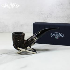 Savinelli Desigual Rustic 611 Bent 6 mm Filter Fishtail Pipe (SAV1102)