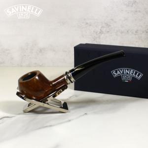 Savinelli Desigual Smooth 315 Curved 6 mm Filter Fishtail Pipe (SAV1109)