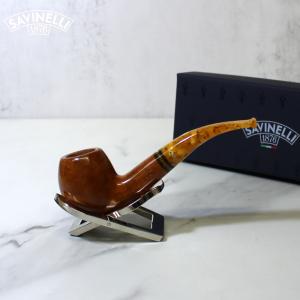 Savinelli Miele 626 Smooth Bent Honey 6mm Fishtail Pipe (SAV1193)