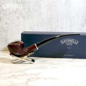 Savinelli Armonia 435 Rustic Sandblasted 6mm Fishtail Pipe  (SAV1214)