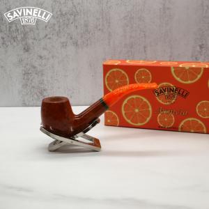 Savinelli Arancia 670 Smooth Brown 6mm Fishtail Pipe (SAV1219)