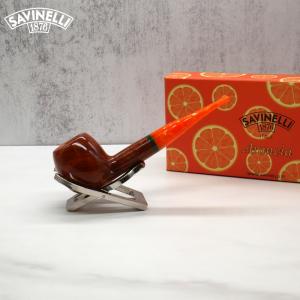 Savinelli Arancia 207 Smooth Brown 9mm Fishtail Pipe (SAV1227)