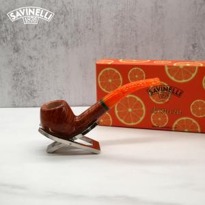 Savinelli Arancia 636 Smooth Brown 9mm Fishtail Pipe (SAV1228)