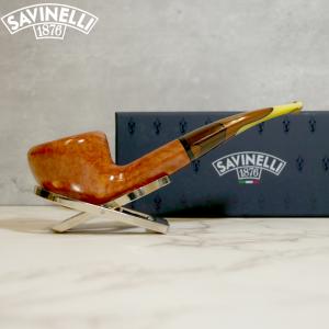 Savinelli Paloma 316 Smooth Brown 9mm Filter Fishtail Pipe (SAV1308)