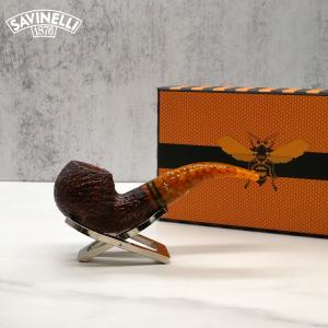 Savinelli Miele 642 Bent Honey 9mm Filter Fishtail Pipe (SAV1340)