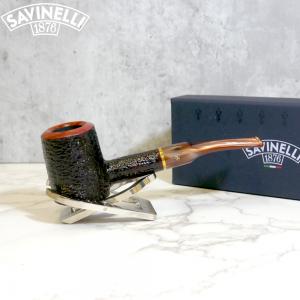 Savinelli Roma Lucite 310 Rustic KS Bent 6mm Fishtail Pipe (SAV1370)