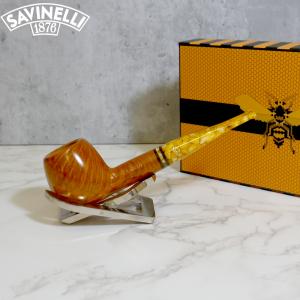 Savinelli Miele 207 Smooth Straight Honey 9mm Filter Fishtail Pipe (SAV1381)