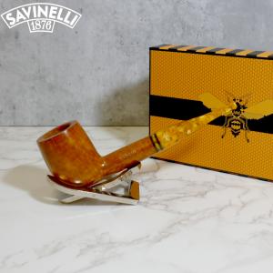 Savinelli Miele 111 Smooth KS Straight Honey 6mm Filter Fishtail Pipe (SAV1394)